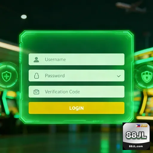 Secure login screen for 88jl casino - 88jl